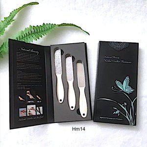 K-WON 100% Nickel Korea Callus Remover File "3-Piece Box Set" for Feet Home Care